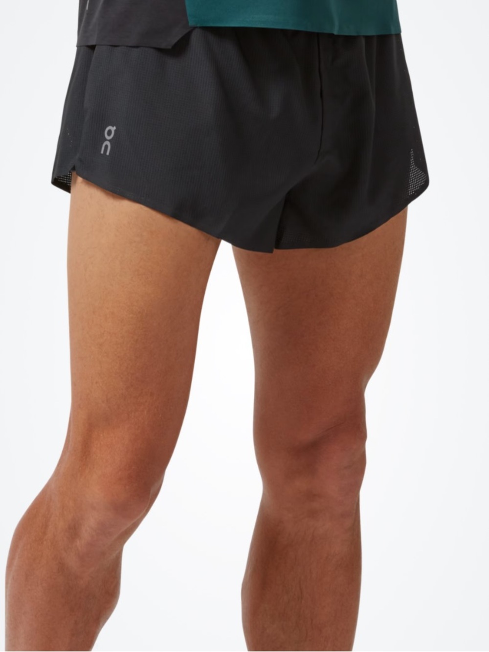 On Running Black Men's Athletic Race  Shorts sz S